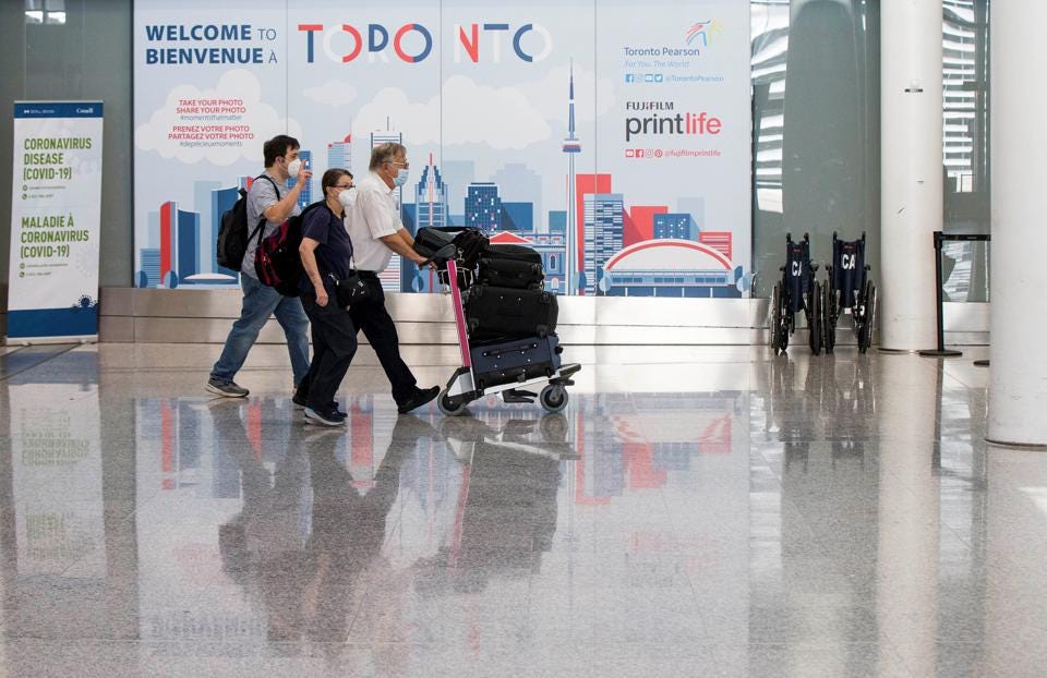 Canada airport job system for foreigners.